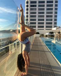 Image result for Olivia Munn Handstand Instagram