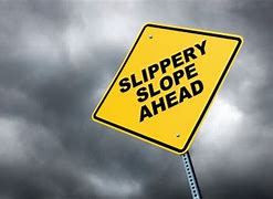 Image result for public domain picture of slippery slope