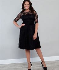 Image result for Plus Size Black Lace