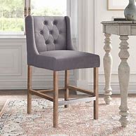 Image result for Kelly Clarkson Home Avah Bar & Counter Stool Wood/Upholstered In Br...