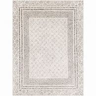Image result for The Curated Nomad Tiffany Bohemian Border Area Rug - 5'3" Square - Medium Grey