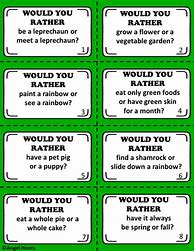 Image result for Would You Rather Questions 2nd Grade