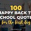 Image result for Happy Back to School Quotes