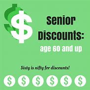 Image result for Senior Citizen Discounts in Black and White