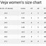 Image result for Veja Size Guide