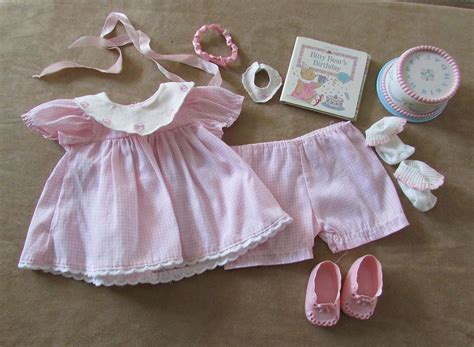 Bitty Baby Pleasant Company Happy Birthday set outfit pink dress  