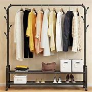 Image result for hanging clothes rack