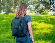 Image result for Lululemon Women's On The Move City Adventurer Backpack 3L Micro - Black/Gold - Water-Repellent Fabric