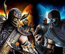 Image result for Sub-Zero and Scorpion Mortal Kombat Sega