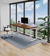 Image result for Uplift Desk Rubberwood Grey Frame