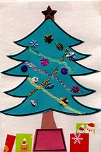 Image result for Christmas Tree Card Craft