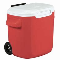 Image result for Coleman Cooler with Wheels and Handle