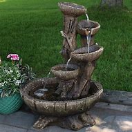 Image result for Wood Water Fountains Outdoor