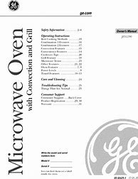 Image result for GE Microwave Installation Manual