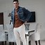 Image result for White Jeans Outfit Men
