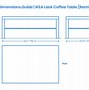 Image result for Standard Coffee Table Size