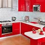 Image result for Red Wooden Kitchen Set