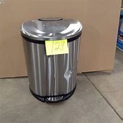 Image result for Dented Metal Garbage Cans