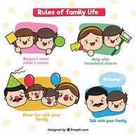 Image result for Family Rules Cartoon