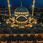 Image result for Akhmad Kadyrov Mosque at Sunset