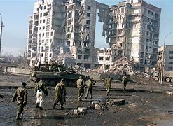 Image result for Grozny Chechen War