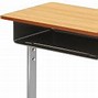 Image result for Folding College Classroom Desk