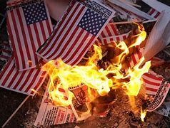 Image result for Russian Flag On Fire