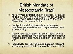 Image result for British Mandate of Iraq