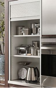 Image result for Small Appliance Cabinet for Kitchen