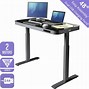 Image result for Height Adjustable Desk with Wheels