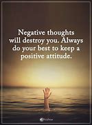 Image result for Inspirational Quotes About Negative Thoughts