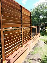 Image result for Deck Privacy Fence Ideas