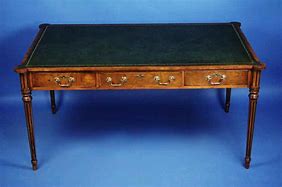 Image result for Leather Writing Desk