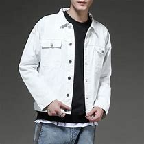 Image result for White Jeans Jackets for Men