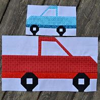 Image result for Patterns for Boys Quilt Trucks