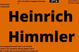 Image result for How Tall Was Heinrich Himmler