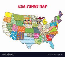 Image result for Funny United States Map