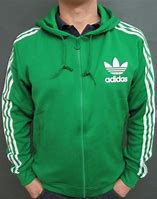 Image result for Adidas Hooded Jacket Sweater Orange Dark Green and Gray
