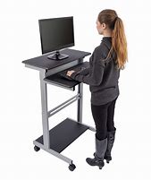 Image result for Stand Up Desk Workstation