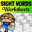 Image result for Fry Sight Word Worksheets