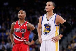 Image result for Damian Lillard Steph Curry