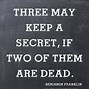 Image result for Quotes About Keeping a Secret