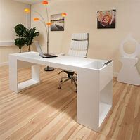 Image result for White Gloss Office Desk