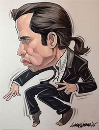 Image result for John Travolta Caricature