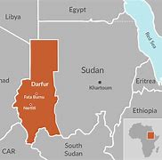 Image result for Carte Du Soudan North Darfur