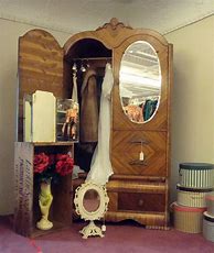 Image result for Armoire Desk Cabinet Wood