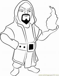 Image result for Clash of Clans Wizard Coloring Pages