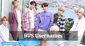Image result for BTS Themed Usernames