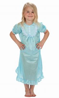 Image result for Little Girls Short Cotton Nightgowns