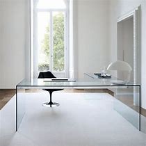 Image result for Contemporary Glass Desk